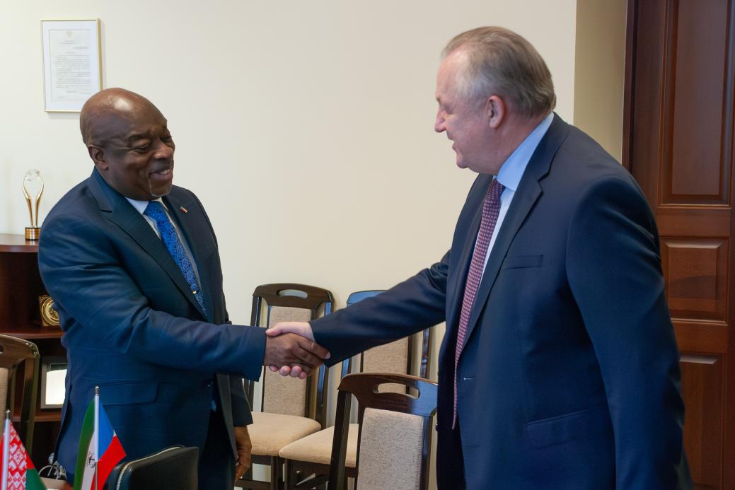 Chairman Mikhael Miatlikov meets Ambassador of Equatorial Guinea Luciano Nkogo Ndong Ayekaba