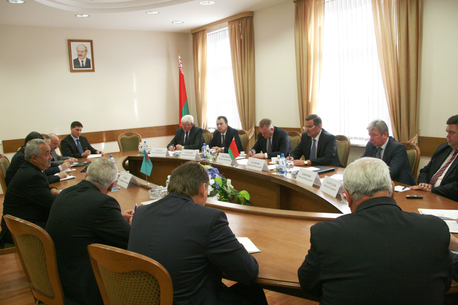 Встреча Заместителя Премьер-министра Республики Беларусь Анатолия Калинина с руководителями белорусских и туркменских бизнес-союзов