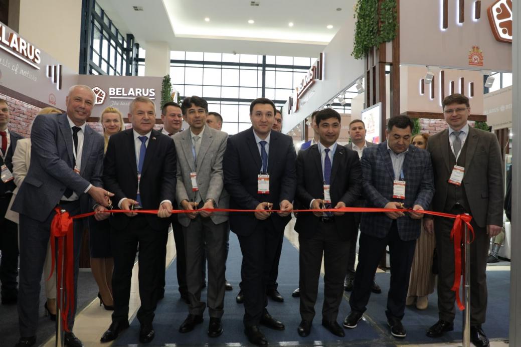 Belarus – The Taste of Nature pavilion at UzFood international exhibition in Tashkent Belarus – The Taste of Nature pavilion at UzFood international exhibition in Tashkent