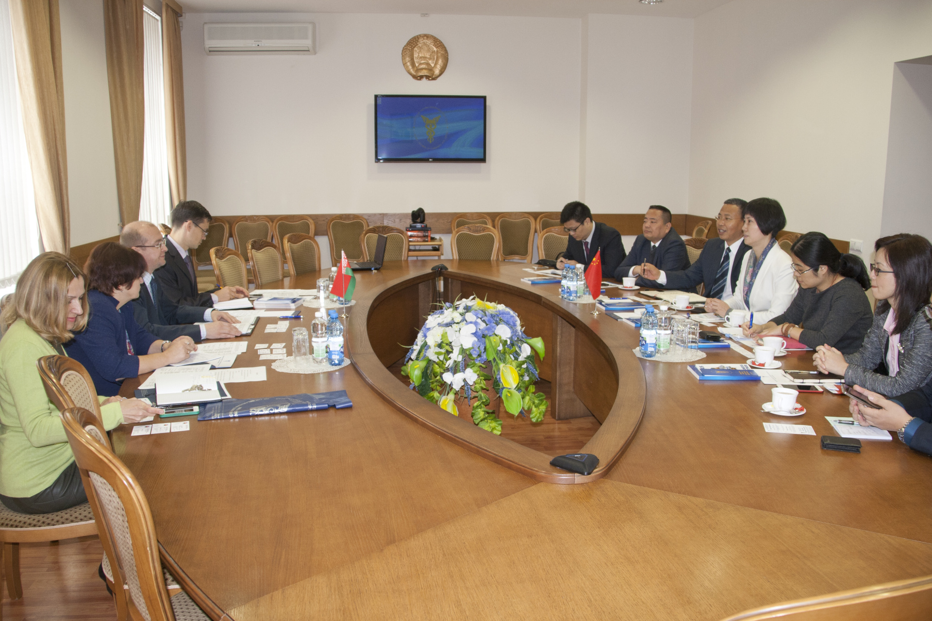 Встреча с делегацией подкомитета ККСМТ провинции Чжэцзян