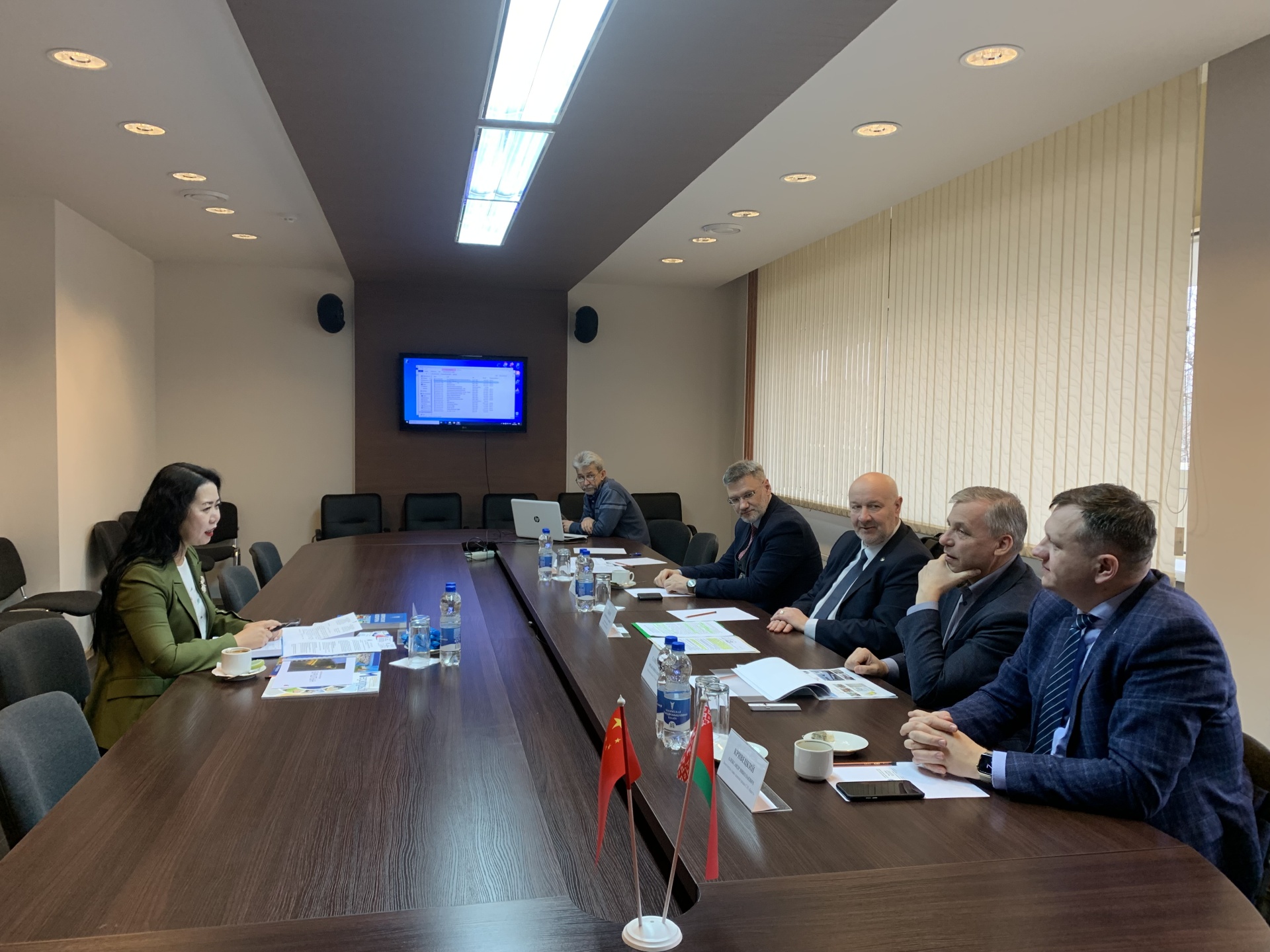 Встреча генерального директора Брестского отделения БелТПП Лабуна В.Б. с Генеральным секретарем Ассоциации китайских компаний Чжао Цинцю