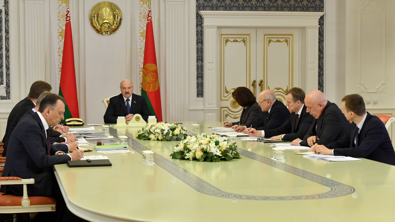 BelCCI Chairman V.Ulakhovich attends the Belarusian President's meeting on exhibition activity development in the country