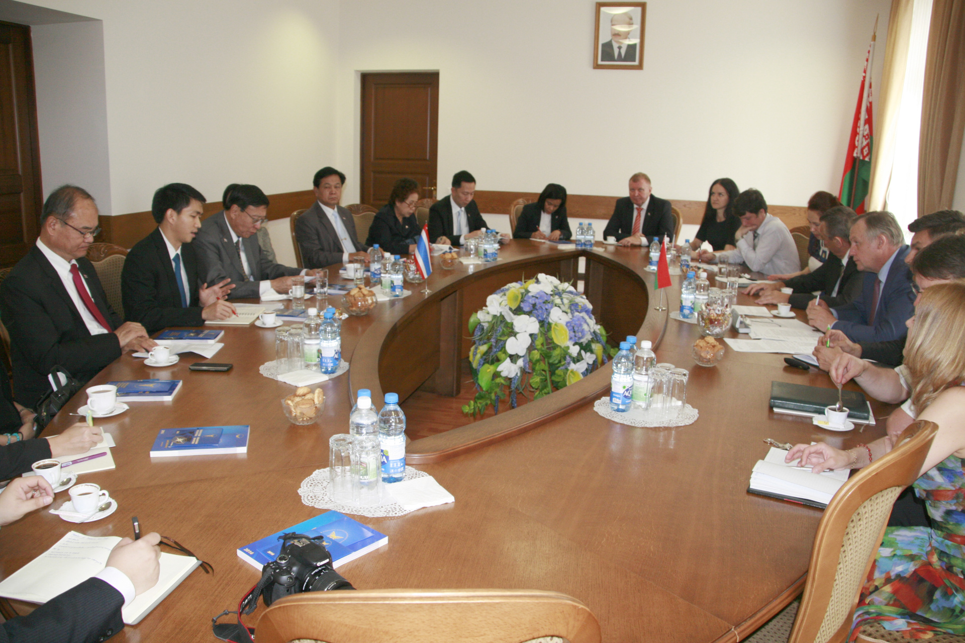 Встреча председателя БелТПП М.Мятликова с парламентской делегацией Таиланда