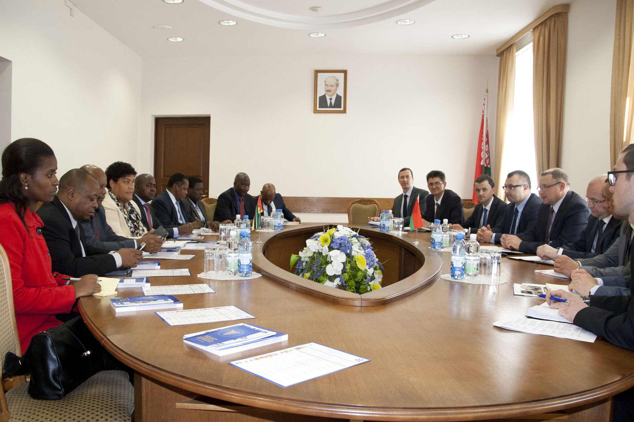 Встреча с мозамбикской делегацией