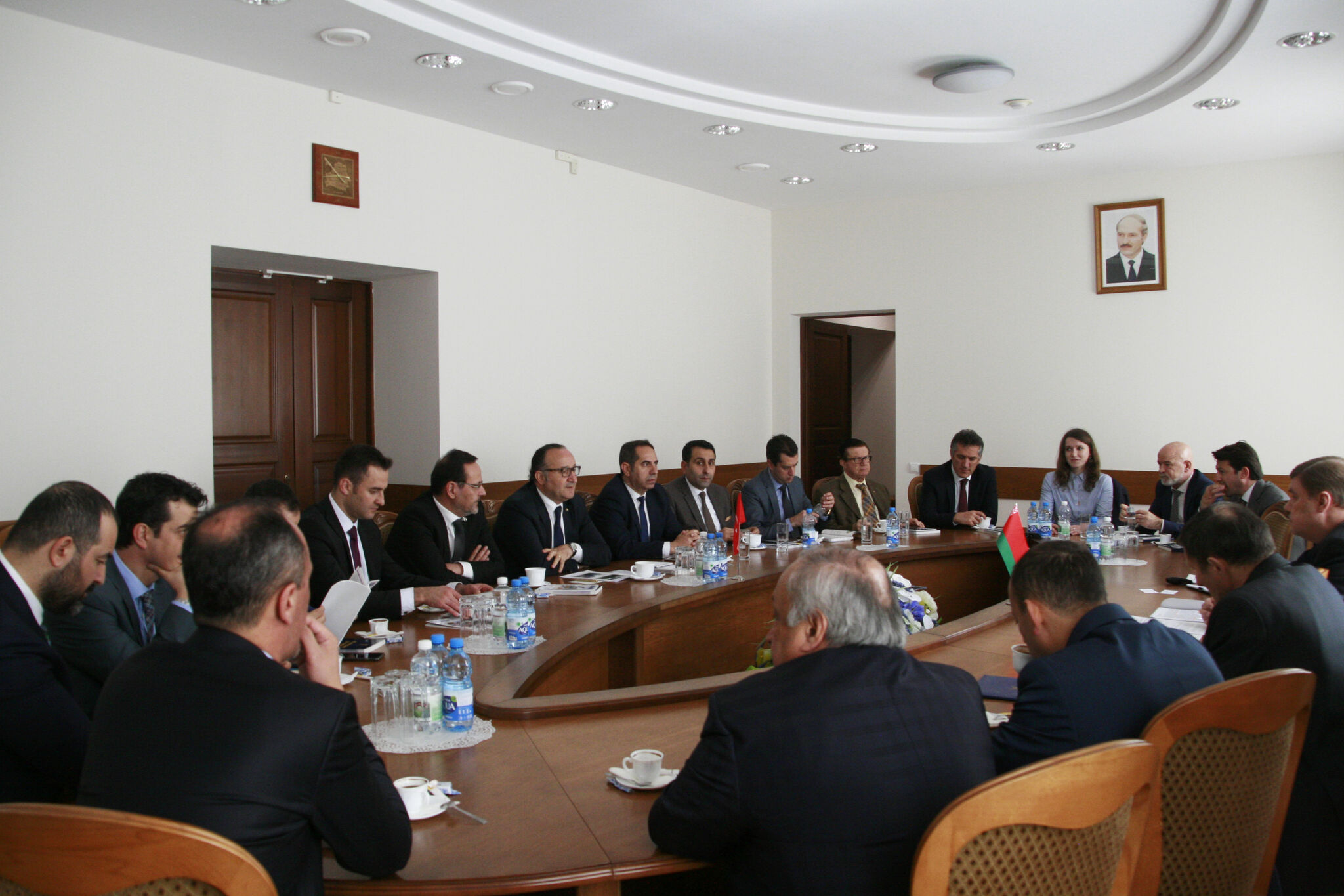 Встреча с делегацией деловых кругов Турции