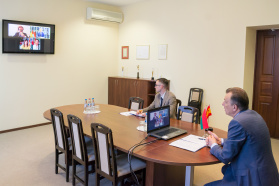 BelCCI Chairman Vladimir Ulakhovich meets BelCCI representative in Spain David Figueras