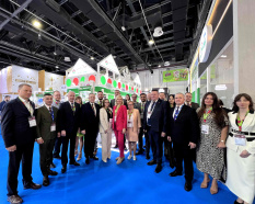 The BelCCI delegation led by Chairman Mikhail Myatlikov takes part in the Gulfood exhibition in Dubai
