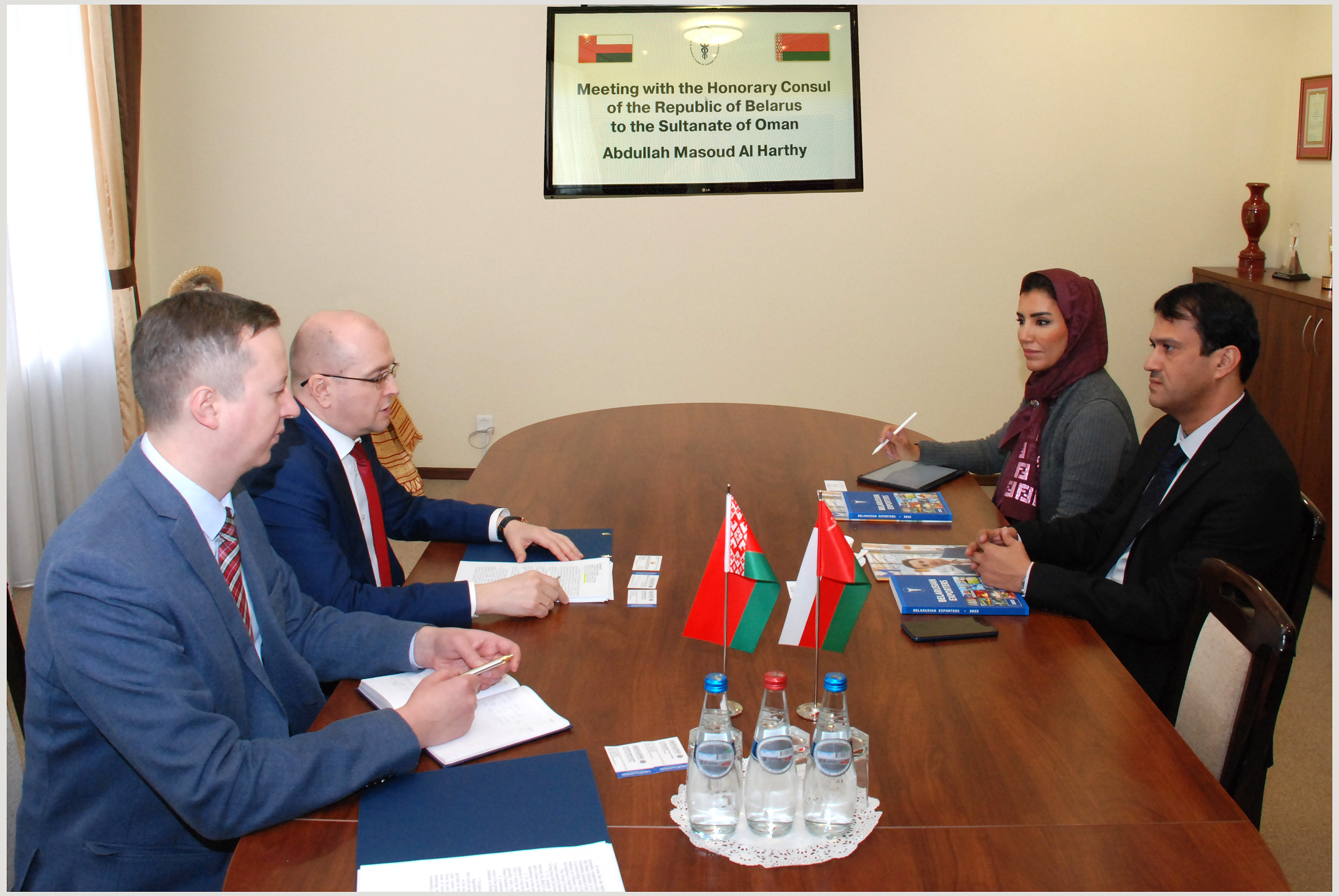 Встреча с Почетным консулом Республики Беларусь в Омане А.аль-Харти
