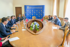 BelCCI Chairman V.Ulakhovich meets Belarus-Turkey Business Council Co-Chairman Y.Soycan and Turkish businessmen