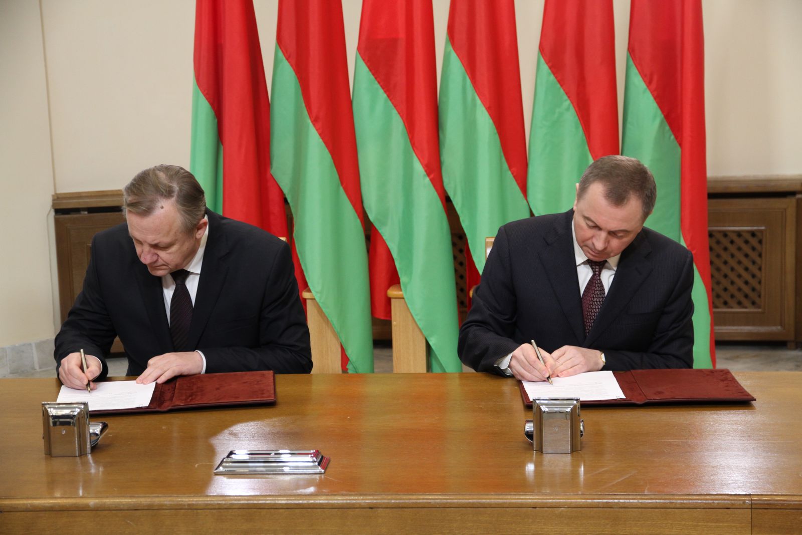 Подписание Соглашения между Министерством иностранных дел Республики Беларусь и Белорусской торгово-промышленной палатой