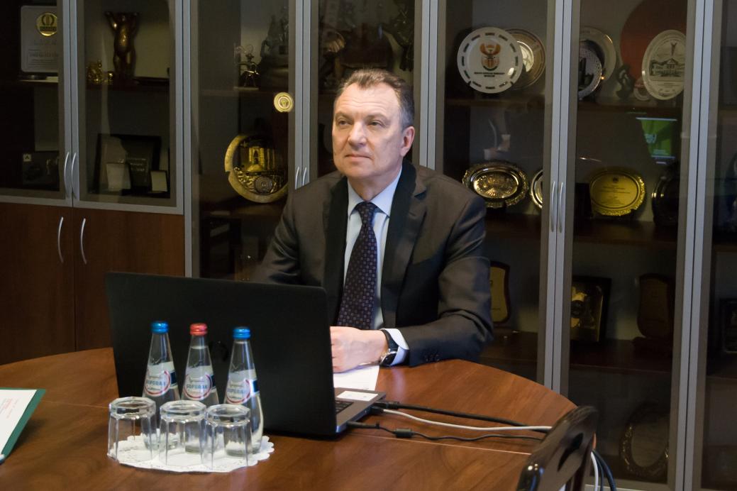 The BelCCI Chairman Vladimir Ulakhovich takes part in the Board meeting and annual assembly of the Lisbon-Vladivostok Initiative The BelCCI Chairman Vladimir Ulakhovich takes part in the Board meeting and annual assembly of the Lisbon-Vladivostok Initiative
