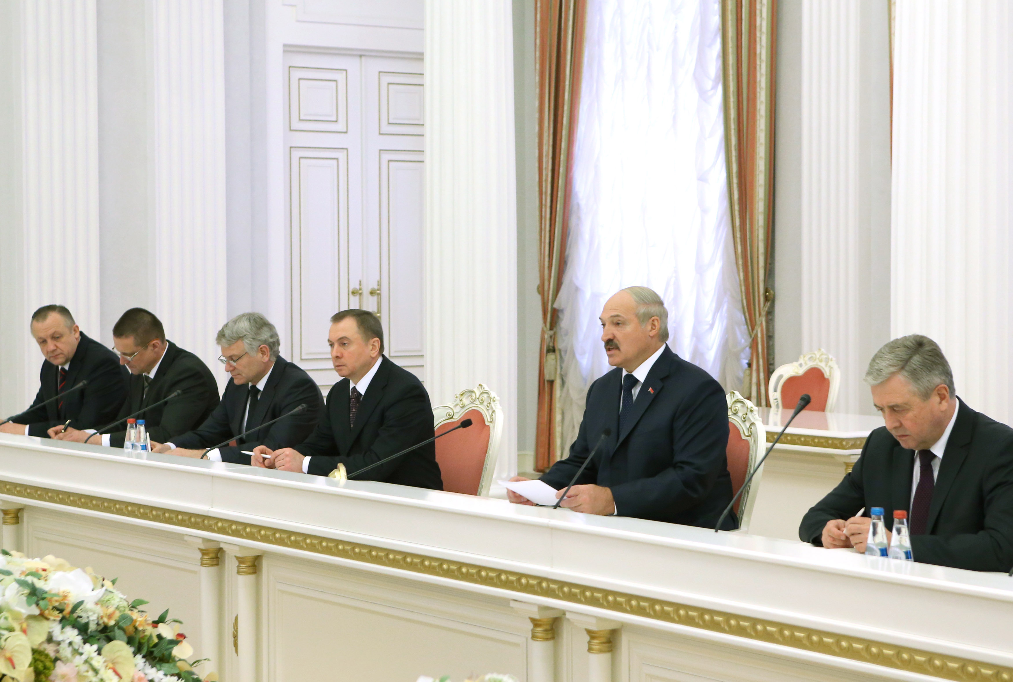 Встреча Президента Республики Беларусь Александра Лукашенко с губернатором Пензенской области Василием Бочкаревым
