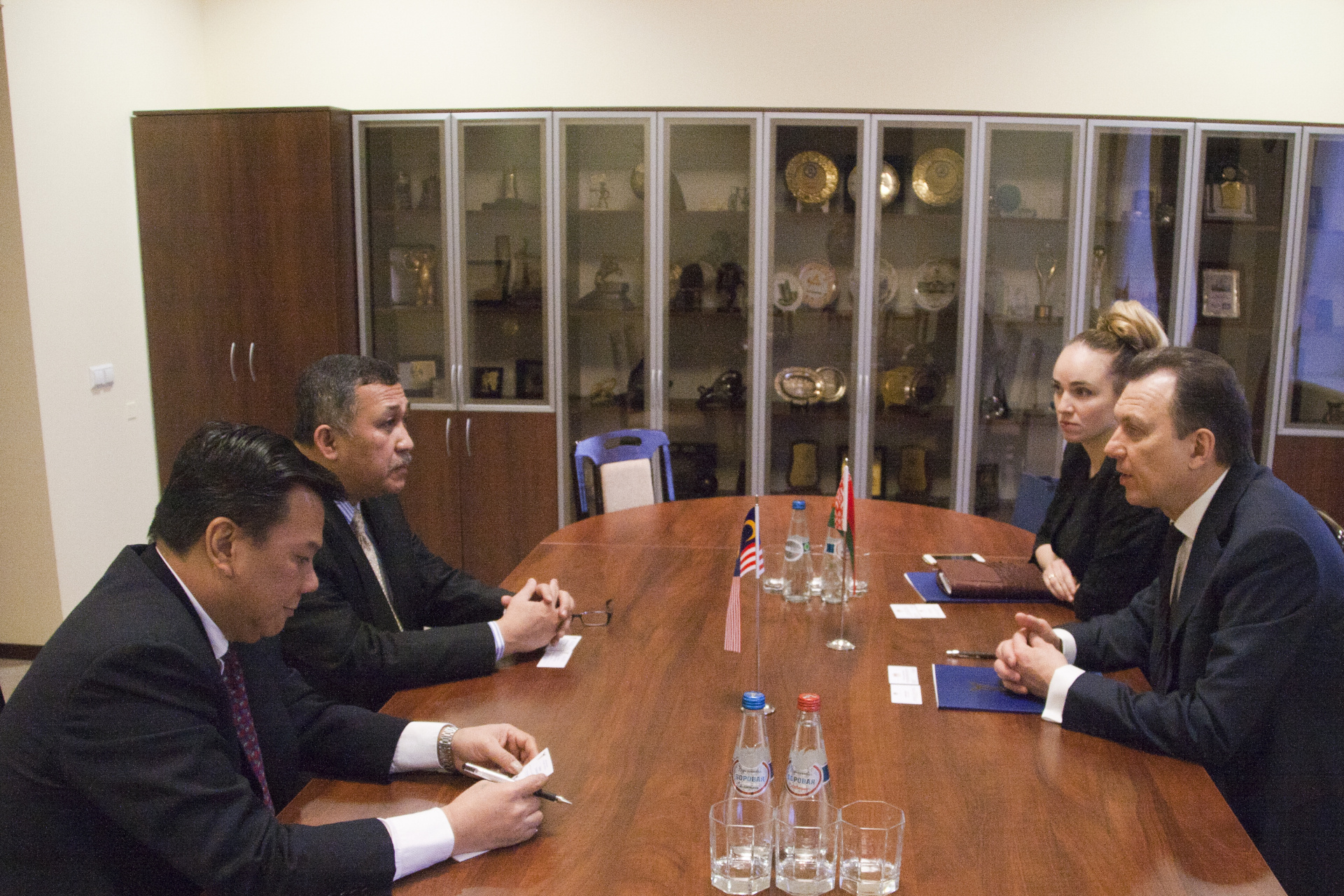 Встреча председателя БелТПП В.Улаховича с Чрезвычайным и Полномочным Послом Малайзии