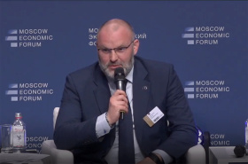 Denis Meleshkin, Deputy Chairman of the BelCCI, takes part in the 8th Moscow Economic Forum