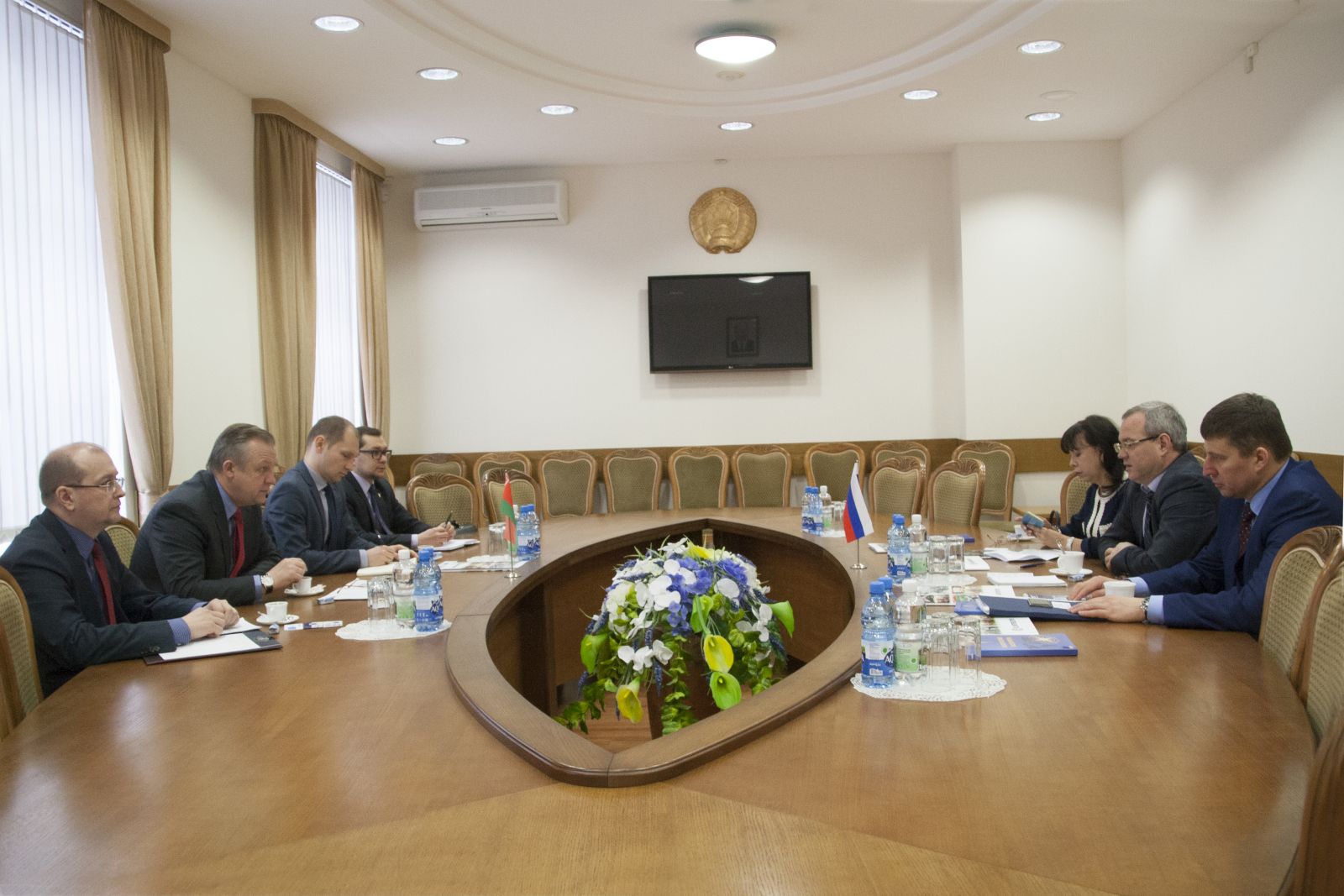 Встреча председателя БелТПП М.Мятликова с делегацией ТПП Республики Башкортостан