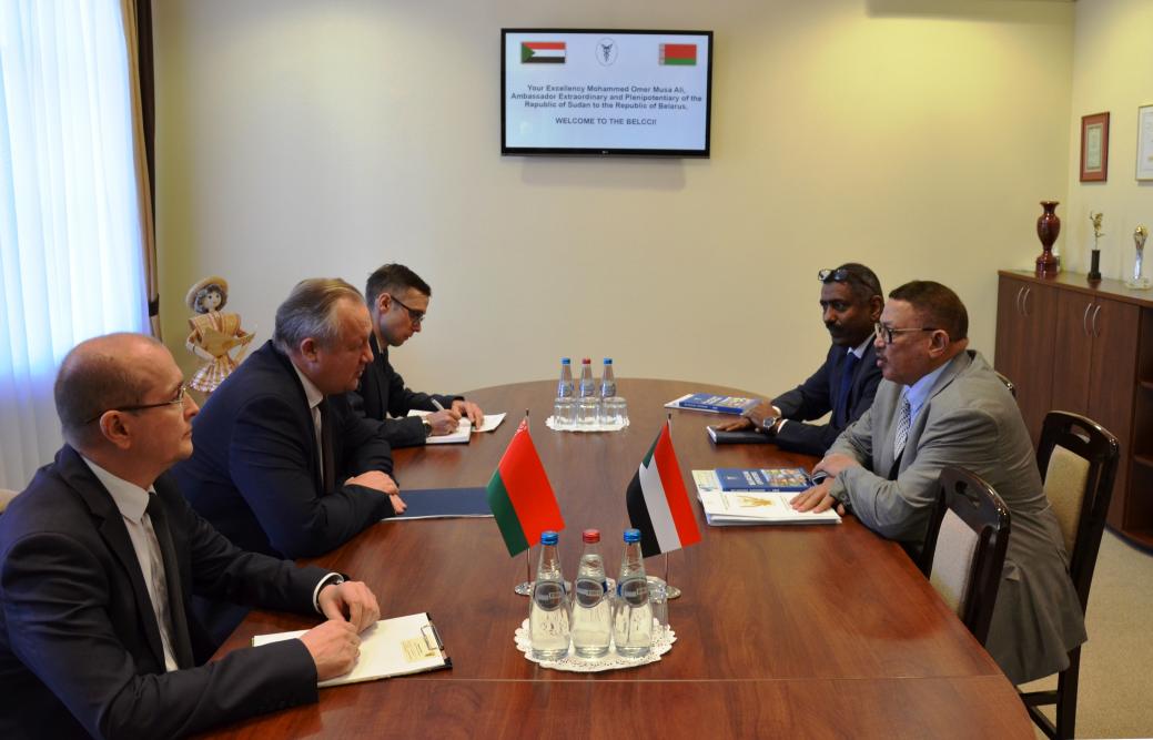 BelCCI Chairman Mikhael Miatlikov meets the Ambassador Extraordinary and Plenipotentiary of Sudan