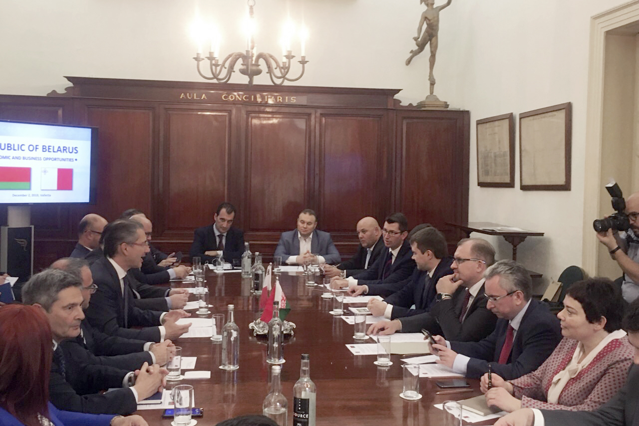 Соглашение о сотрудничестве между БелТПП и Мальтийской палатой торговли, предприятий и промышленности