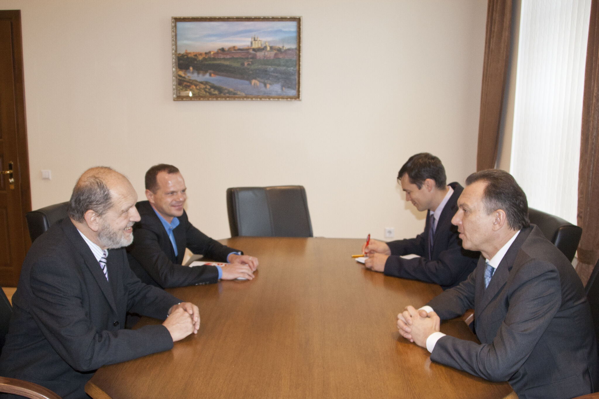 Встреча председателя БелТПП с региональным менеджером по Восточной Европе и Центральной Азии Федеральной палаты экономики Австрии