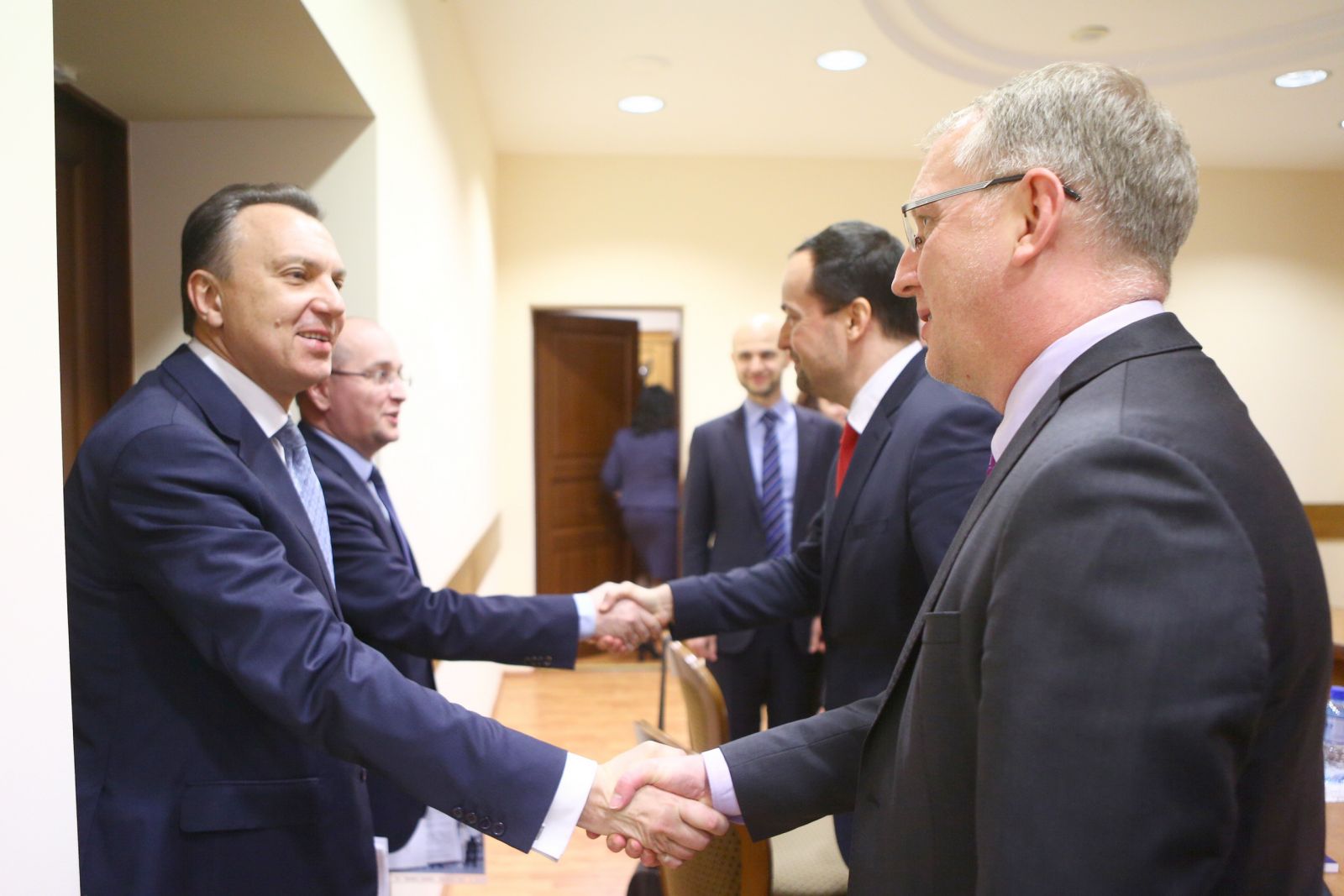 Встреча председателя БелТПП В.Улаховича с парламентской делегацией Чешской Республики