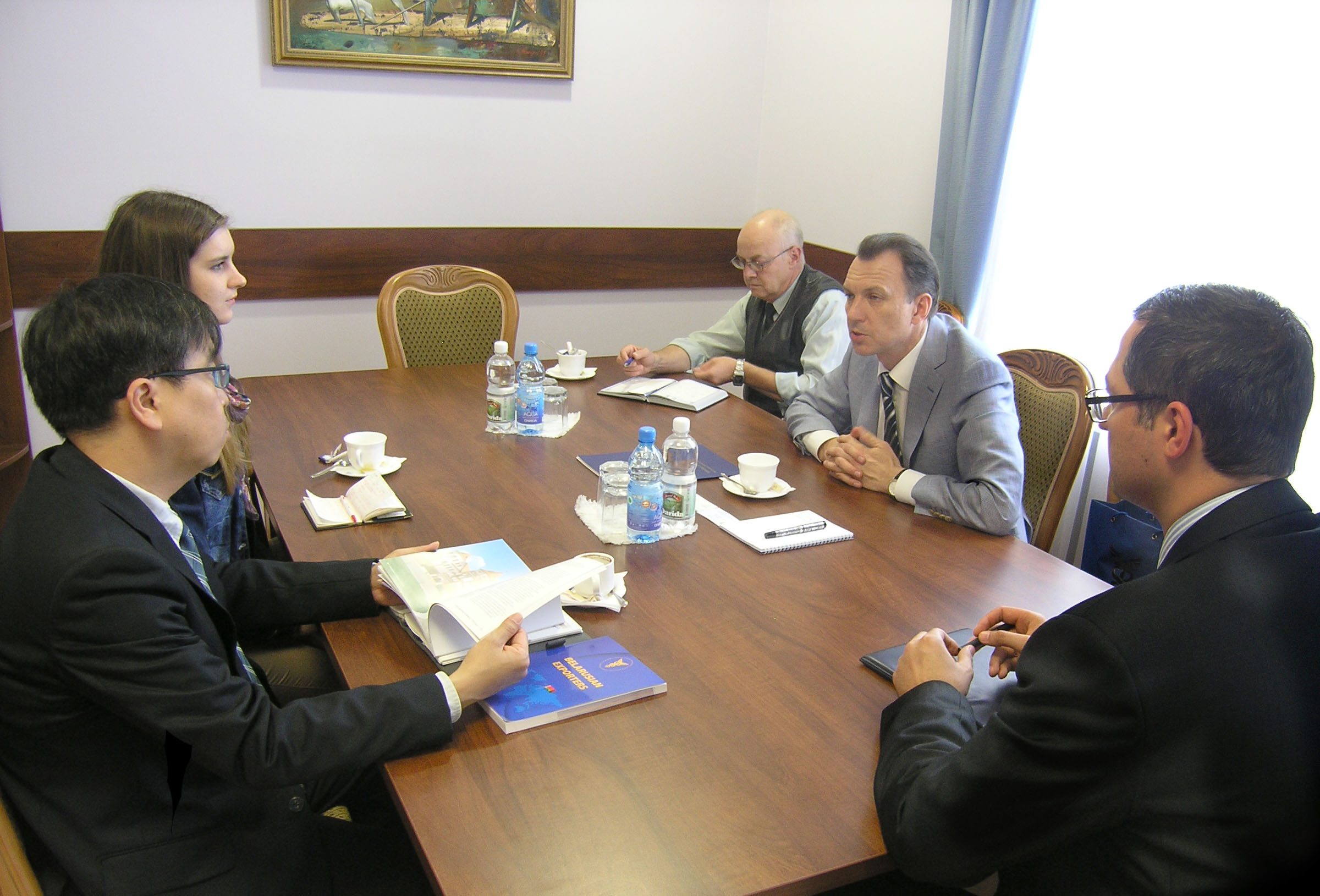 Встреча заместителя председателя БелТПП с генеральным директором Торгового отдела Посольства Республики Корея
