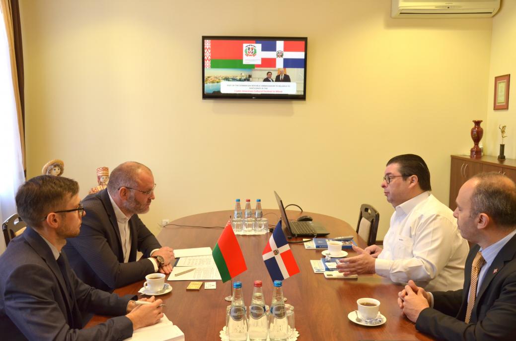 BelCCI Deputy Chairman Denis Meleshkin meets Ambassador Extraordinary and Plenipotentiary of the Dominican Republic Hans Dannenberg Castellanos