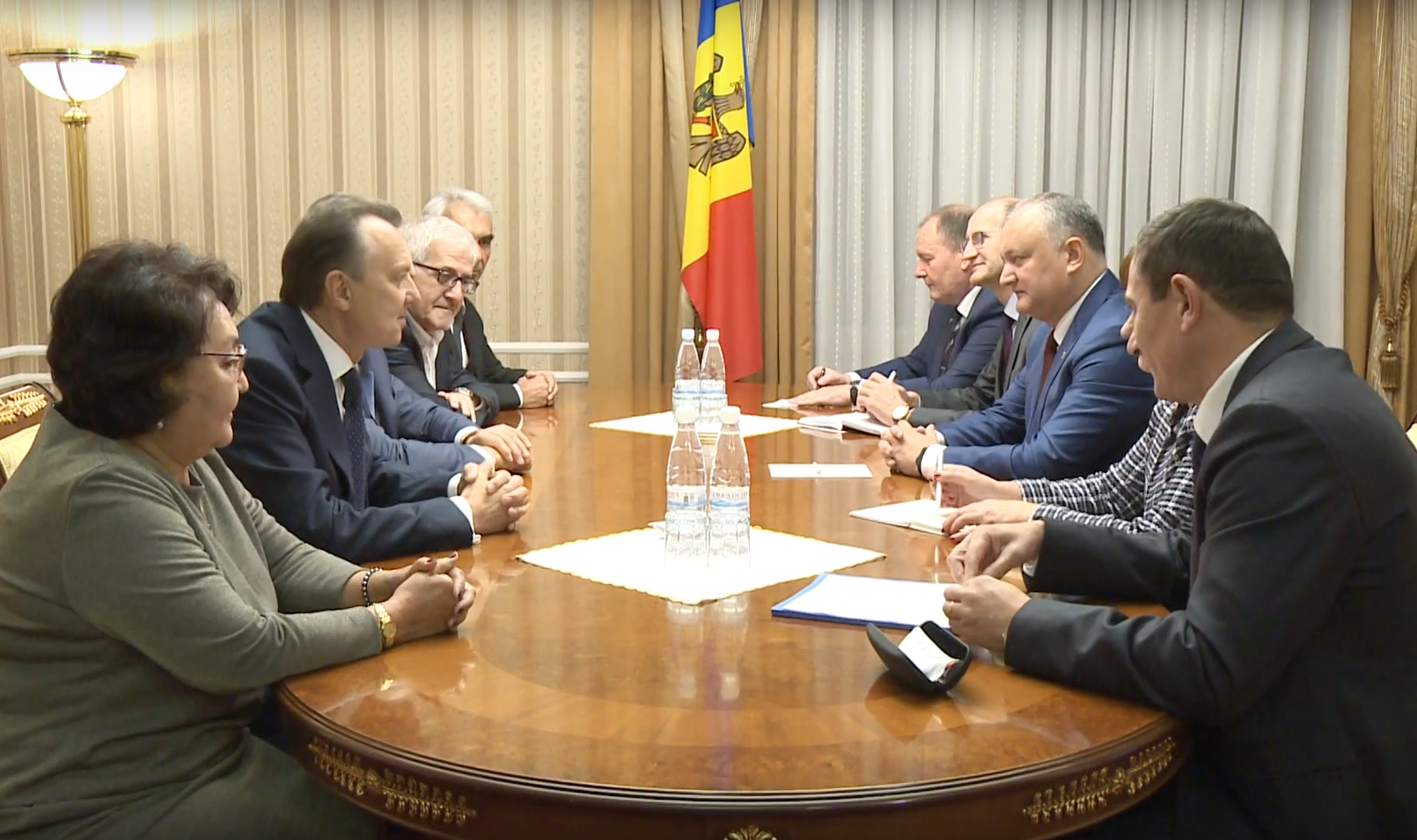 Встреча Президента Республики Молдова И.Н.Додона с руководителями ТПП государств – участников СНГ