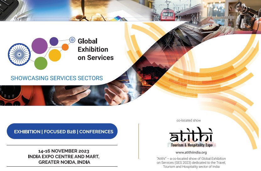 Международная выставка услуг GES 2023 (Республика Индия) 