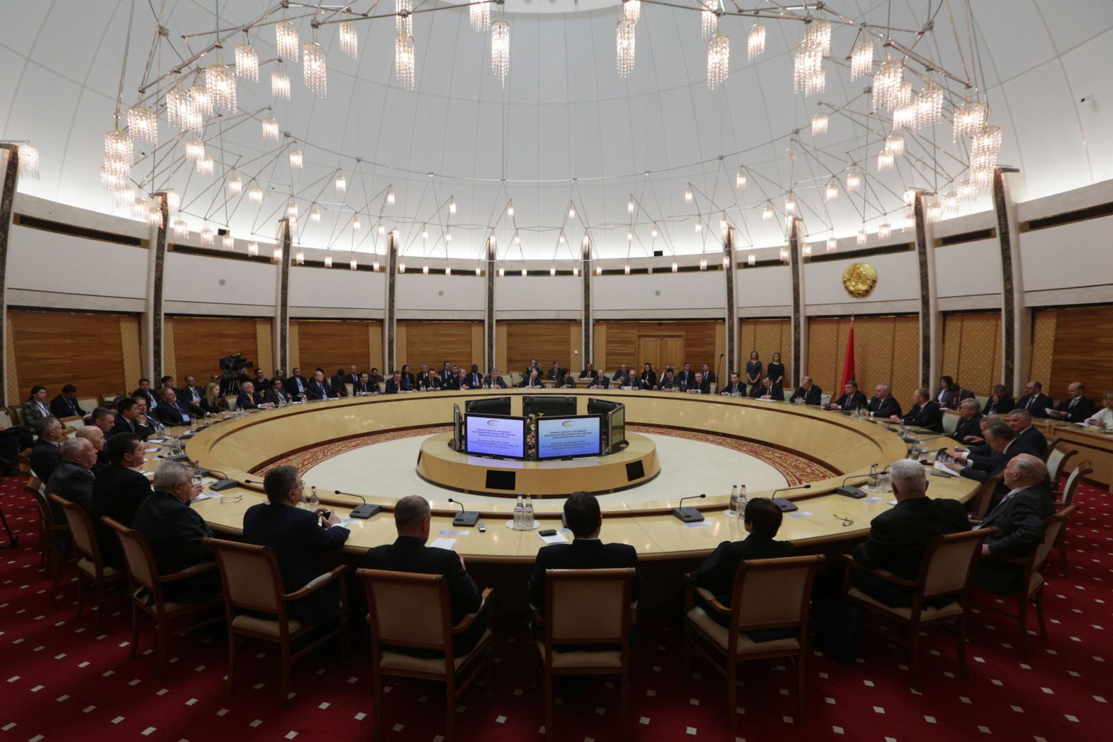 Торжественное заседание президиума Белорусской торгово-промышленной палаты, посвященное 65-летию БелТПП