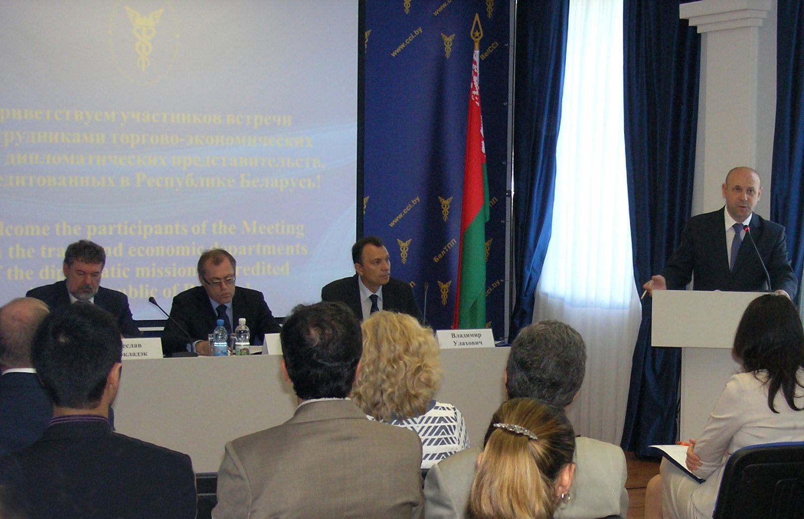Встреча в БелТПП с сотрудниками торгово-экономических служб дипломатических представительств, аккредитованных в Республике Беларусь