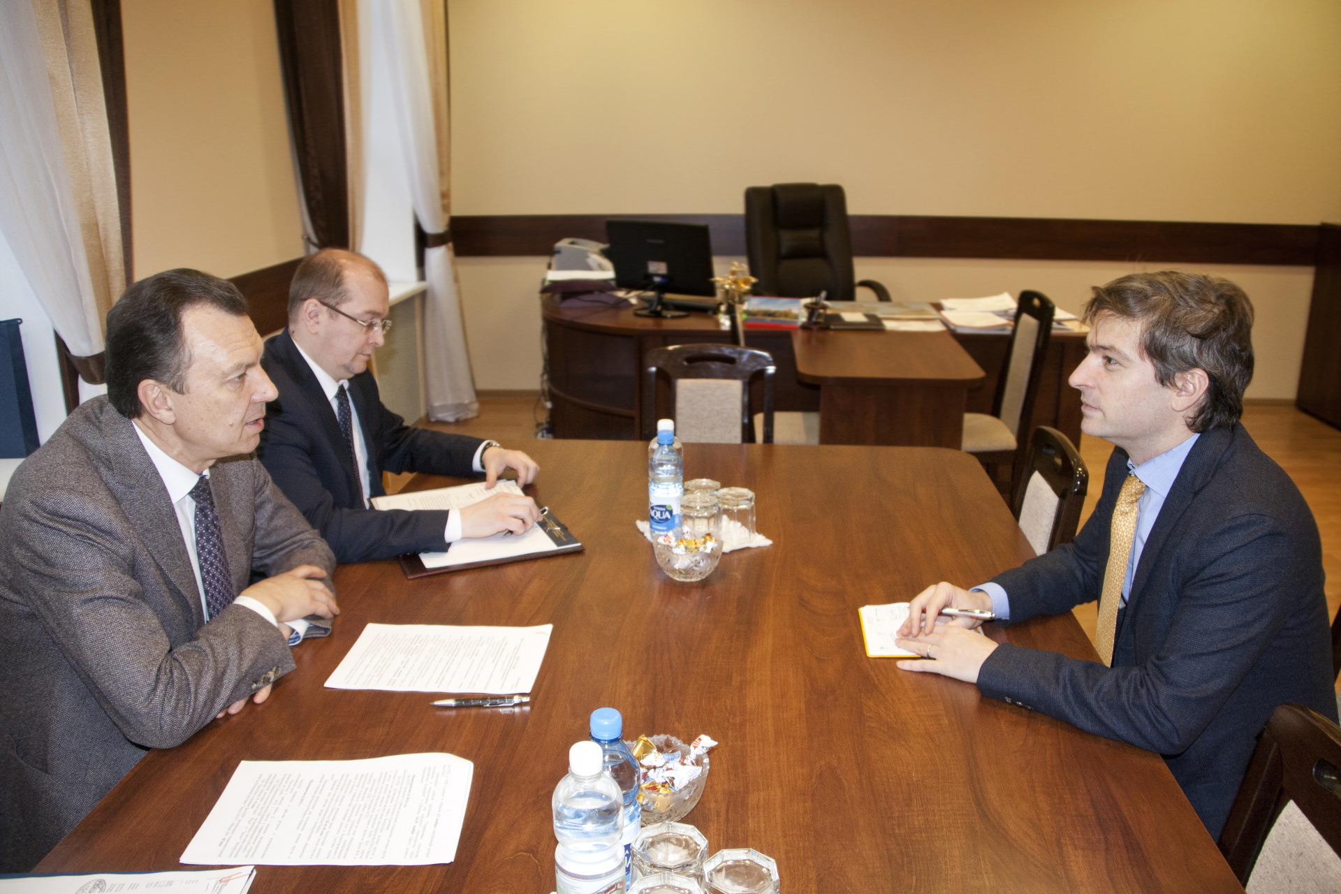 Встреча с первым секретарем Посольства Италии в Беларуси