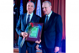 Председатель БелТПП В.Улахович награжден почетной грамотой Национальной академии наук Беларуси
