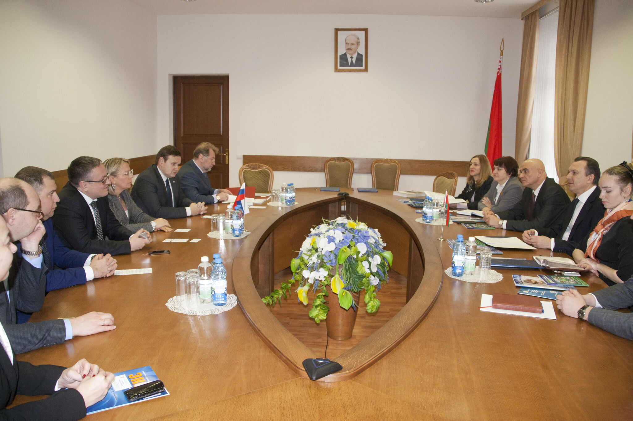 Встреча председателя БелТПП В.Улаховича с делегацией Калужской области