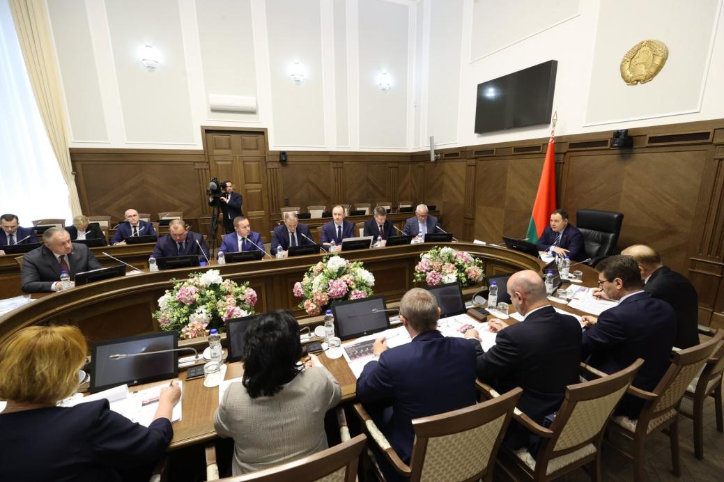The BelCCI Chairman Mikhael Miatlikov takes part in a meeting of the working group on preparations for the International Industrial Fair Innoprom The BelCCI Chairman Mikhael Miatlikov takes part in a meeting of the working group on preparations for the International Industrial Fair Innoprom