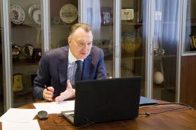 The BelCCI Chairman Vladimir Ulakhovich takes part in the meeting of the Council of Heads of Chambers of Commerce and Industry under the CCI of Russia