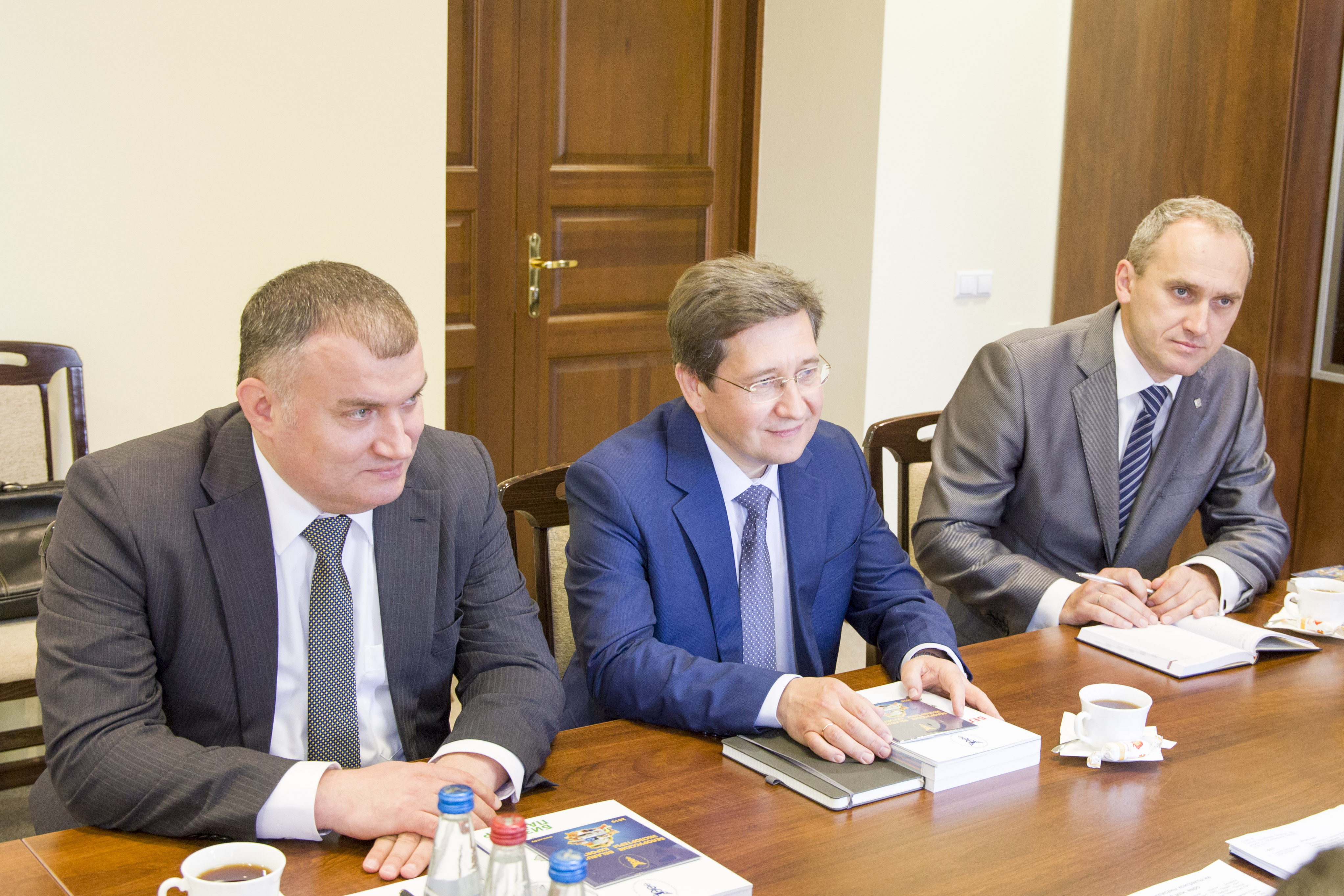 Встреча председателя БелТПП В.Улаховича с белорусскими дипломатами