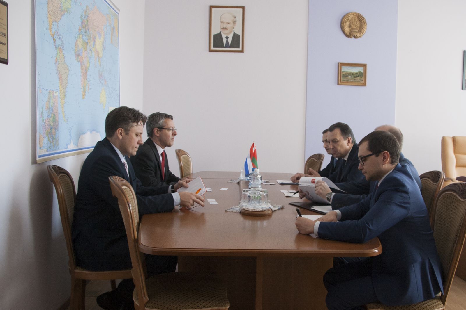 Встреча с Временным поверенным в делах Нидерландов в Беларуси