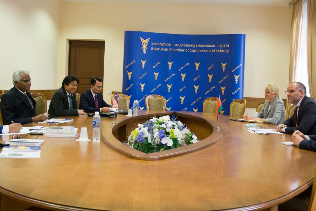 Deputy Chairman of the BelCCI Denis Meleshkin meets Ambassador Extraordinary and Plenipotentiary of Malaysia Bala Chandran Tharman Deputy Chairman of the BelCCI Denis Meleshkin meets Ambassador Extraordinary and Plenipotentiary of Malaysia Bala Chandran Tharman