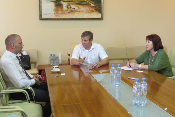 BelCCI Deputy Chairman Denis Meleshkin takes part in the visit of the Belarusian delegation to Novosibirsk