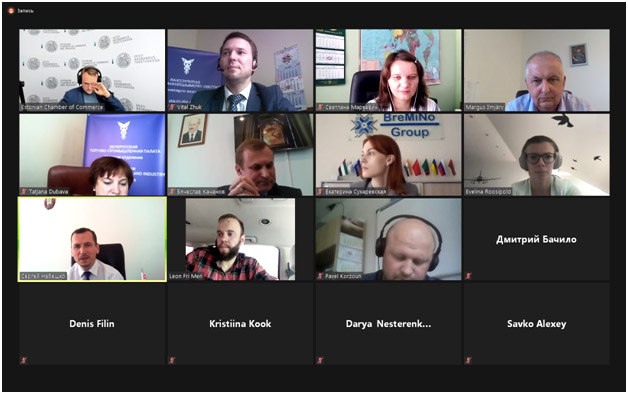 Бизнес-встреча представителей белорусских и эстонских предприятий в онлайн-формате