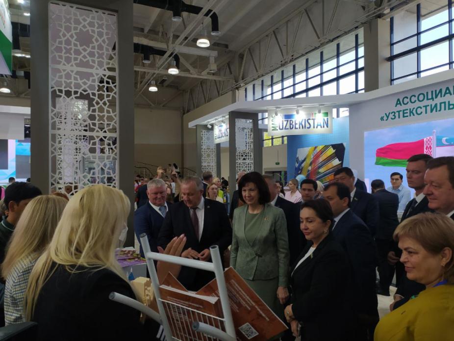 Belarusian exposition at the exhibition within the framework of the II Belarusian-Uzbek women's business forum Belarusian exposition at the exhibition within the framework of the II Belarusian-Uzbek women's business forum