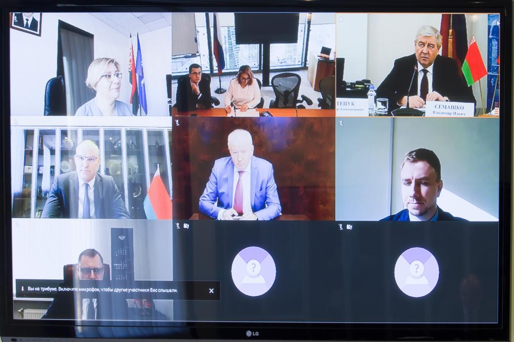The BelCCI Deputy Chairman Denis Meleshkin takes part in the Joint Belarusian-Russian Business Council meeting The BelCCI Deputy Chairman Denis Meleshkin takes part in the Joint Belarusian-Russian Business Council meeting