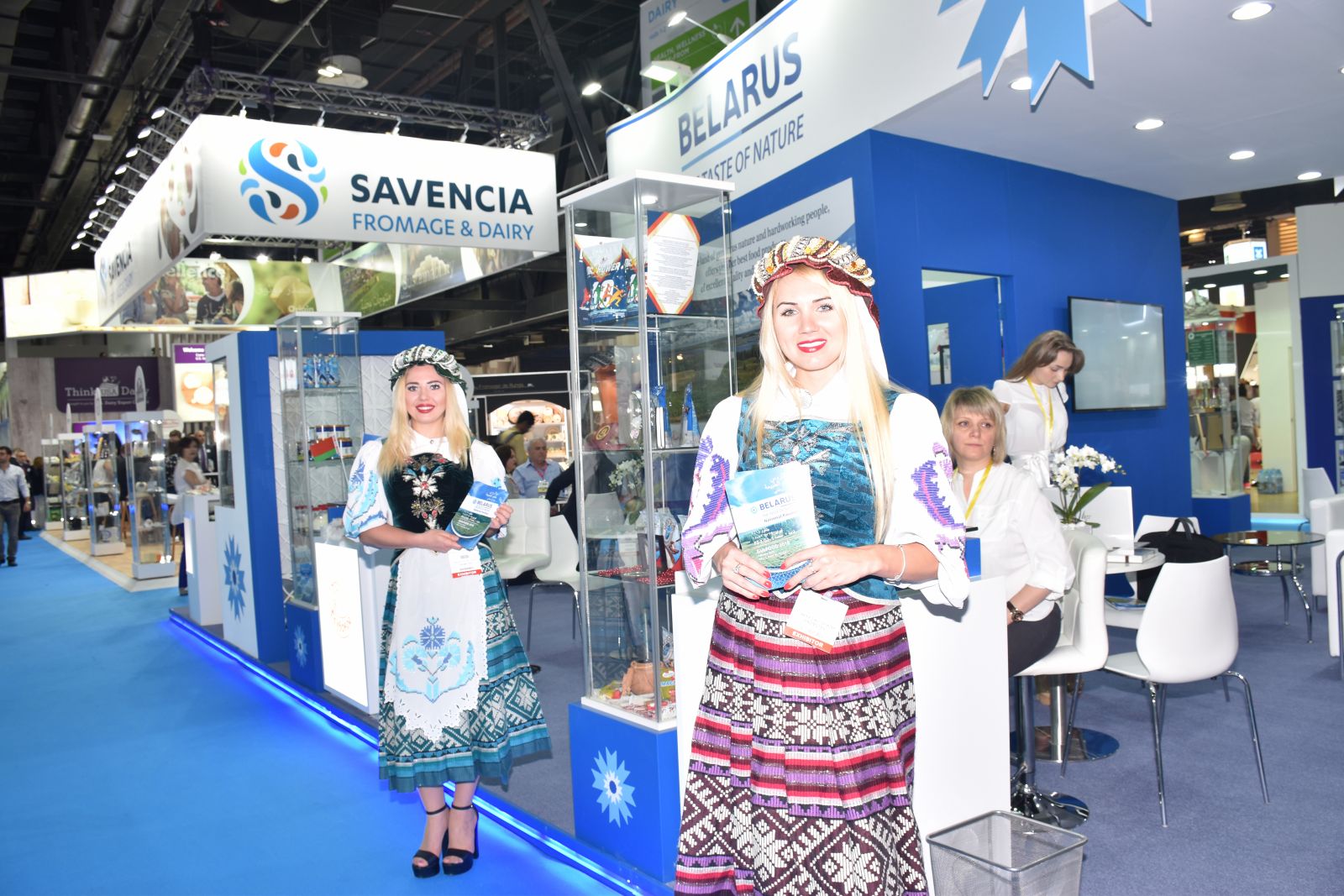 Экспозиция белорусских производителей Made in Belarus на международной выставке Gulfood в Дубае