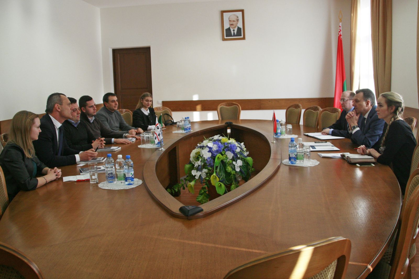 Встреча председателя БелТПП В.Улаховича с делегацией Автономного региона Сардиния