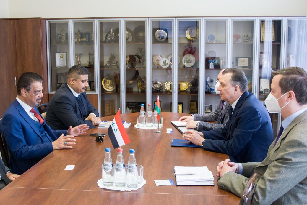 BelCCI Chairman Vladimir Ulakhovich meets Honorary Consul of Belarus in Bagdad Majid Al-Qaysi BelCCI Chairman Vladimir Ulakhovich meets Honorary Consul of Belarus in Bagdad Majid Al-Qaysi