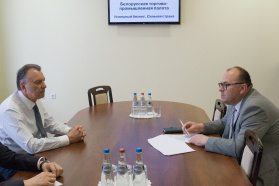 BelCCI Chairman Vladimir Ulakhovich meets Ambassador Extraordinary and Plenipotentiary of Belarus to Cuba Valery Baranovsky