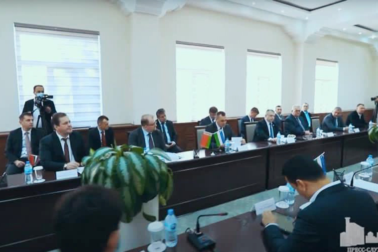 Визит председателя БелТПП В.Улаховича в составе белорусской делегации в Самарканд